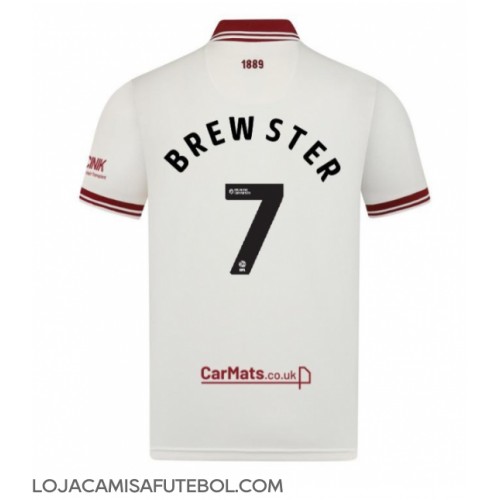 Camisa de Futebol Sheffield United Rhian Brewster #7 Equipamento Alternativo 2024-25 Manga Curta